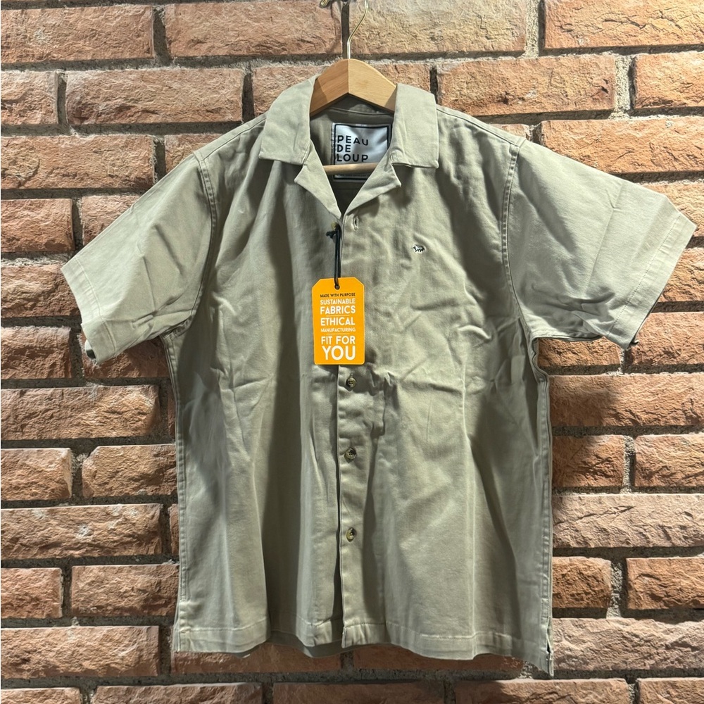Peau De Loup Gender Neutral Tan Short Sleeve Shirt